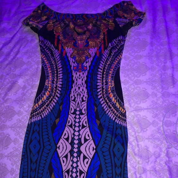 Bodycon multicolor sexy dress - Picture 5 of 5